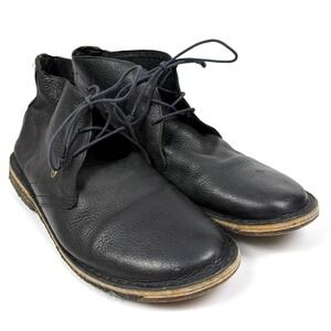 J Shoes Mohave 2 Chukka Boot Mens Sz 12 Black Pebbled Leather Soft Hipster *READ